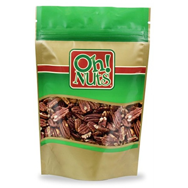 Pecans Dry Roasted Unsalted, Pecans NO OIL, NO SALT - Oh! Nuts ...