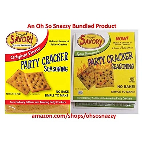 Savory Saltine 2-Pack -- 1 Garden Dill, 1 Classic Original Plus