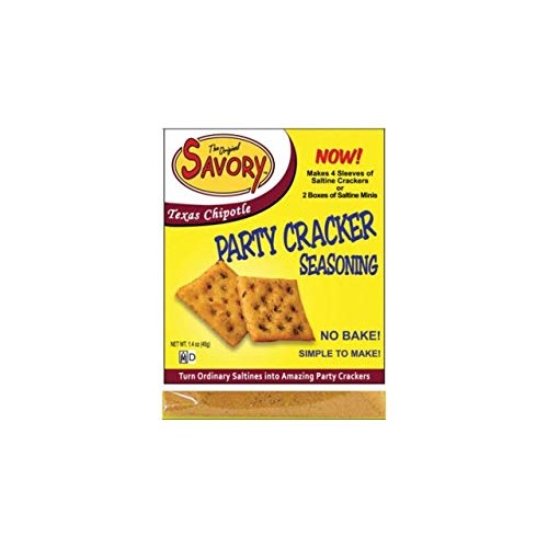Savory Saltine Seasoning 2-Pack -- 1 Original, 1 Texas Chipotle