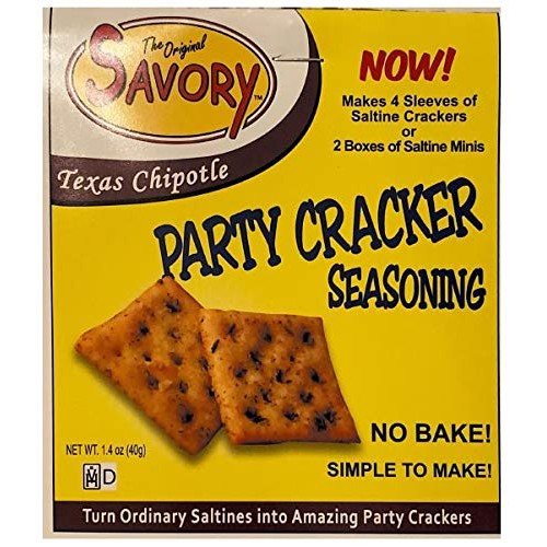 Savory Saltine Seasoning 2-Pack -- 1 Original, 1 Texas Chipotle