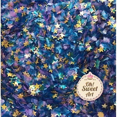 Frozen Blue Ii, Flakes 1/4 Oz. Cakes, Cupcakes, Cookies By Oh! S