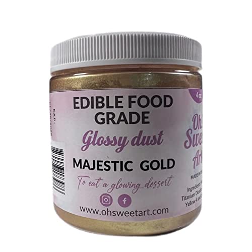 OH SWEET ART - Glossy Dust - Edible Gold Luster Dust - Food Grad...