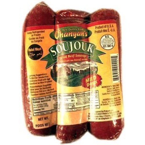 Dried Beef Sausage - Soujouk 16Oz