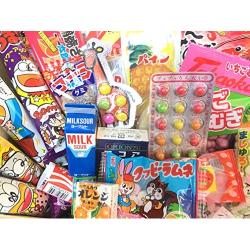 Japanese Snack Assortment 40 Pcs Of 32 Types Full Of Dagashi,