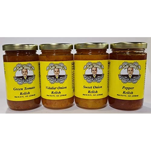Todd Bosleys World Famous Relish Variety Gift 4 Pack