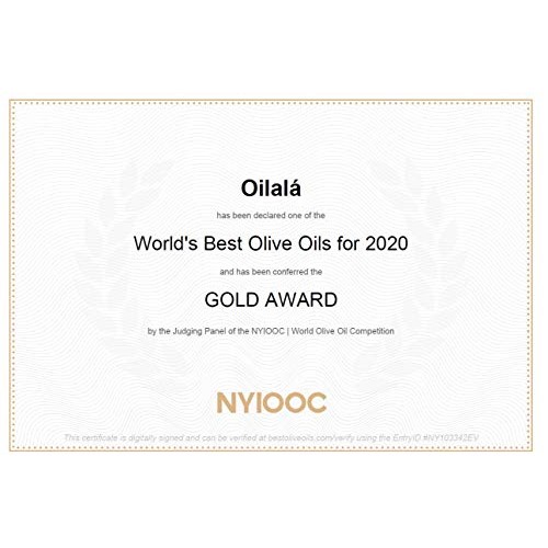 Oilala, 2020/21 Harvest! Extra Virgin Olive Oil, Coratina, Gold