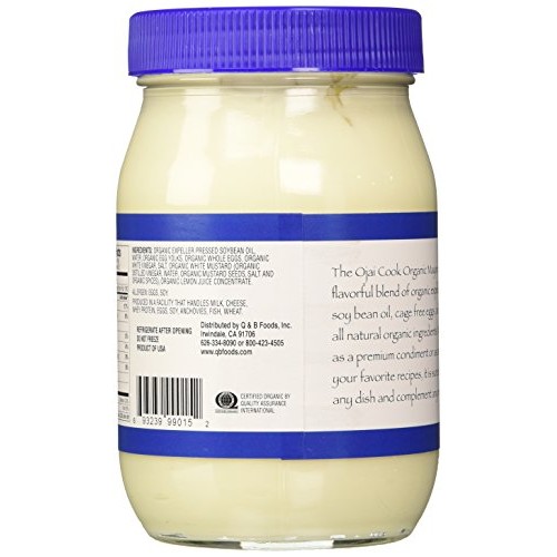 Ojai Cook, Regular Mayonnaise, 16 Oz