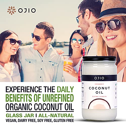 Ojio Ultra Pure Unrefined Organic Extra Virgin Coconut Oil - Col