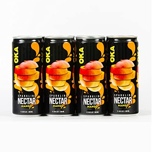 Oka Products Sparkling Mango Nectar 24/1 -Sparkling Juice Drinks
