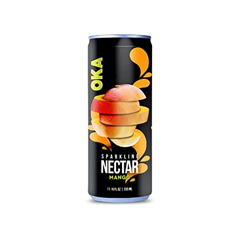 Oka Products Sparkling Mango Nectar 24/1 -Sparkling Juice Drinks