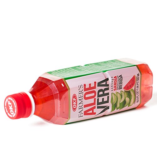 Okf Aloe Vera Watermelon Drink, 16.9 Ounce 10 Pack