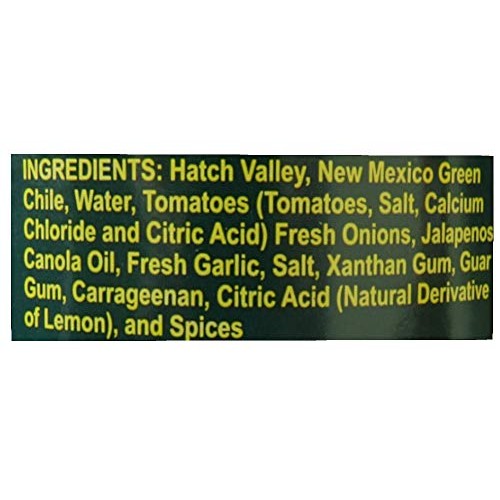 Ol Gringo Chile Company, Green Chile Sauce Hot, 16 Ounce