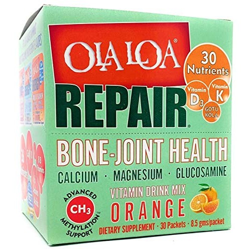 Ola Loa Repair Bone-Joint Health Supplement, Orange, 30 Count