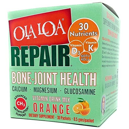 Ola Loa Repair Bone-Joint Health Supplement, Orange, 30 Count