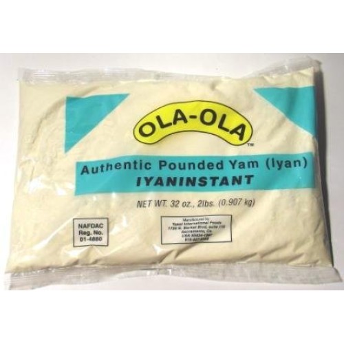 Ola - Ola Authentic Pounded Yam Iyan Iyan Instant 10Lb