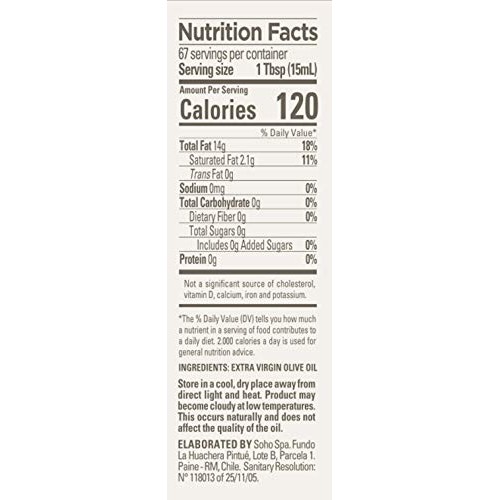 Olave Chilean Olive Oil – Extra Virgin Olive Oil Blend – First C