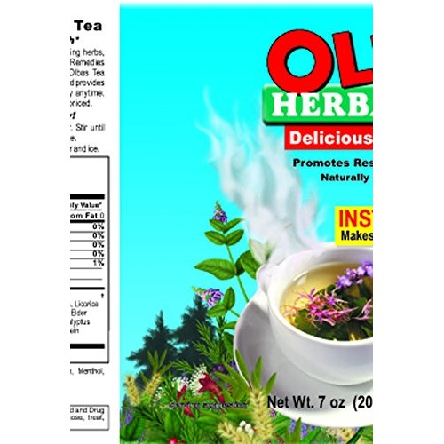 Olbas Instant Tea, Herbal, 7-Ounce Can Pack Of 2