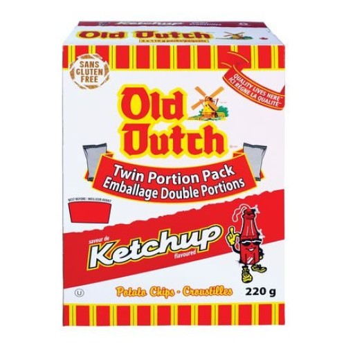 Old Dutch Ketchup Chips - 220G Box {Imported From Canada} Old Dutch Ketchup Chips - 220G Box {Imported From Canada}