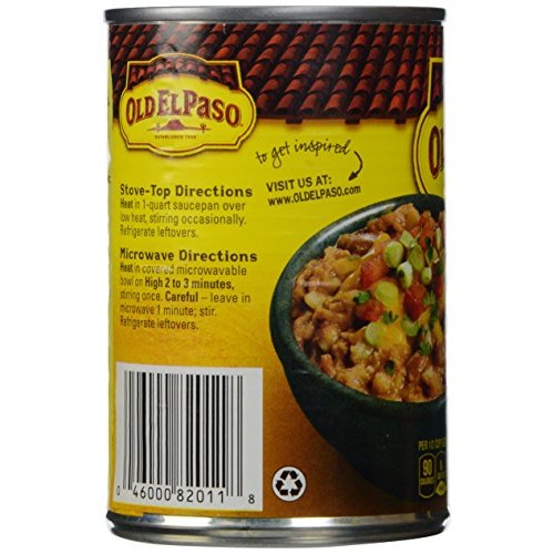 Old El Paso Fat Free Refried Beans 16 Oz Can