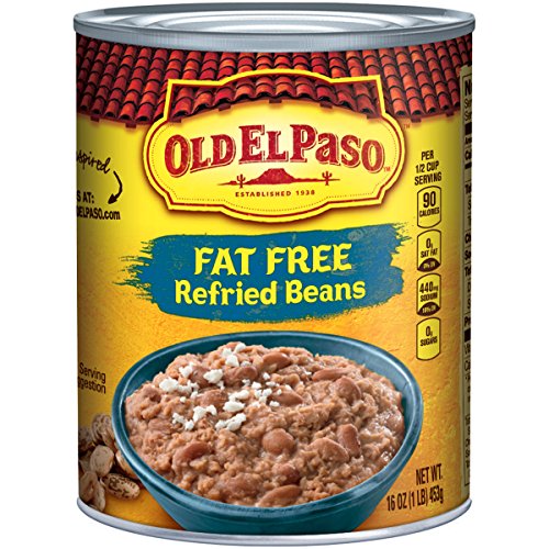 Old El Paso Fat Free Refried Beans 16 Oz Can