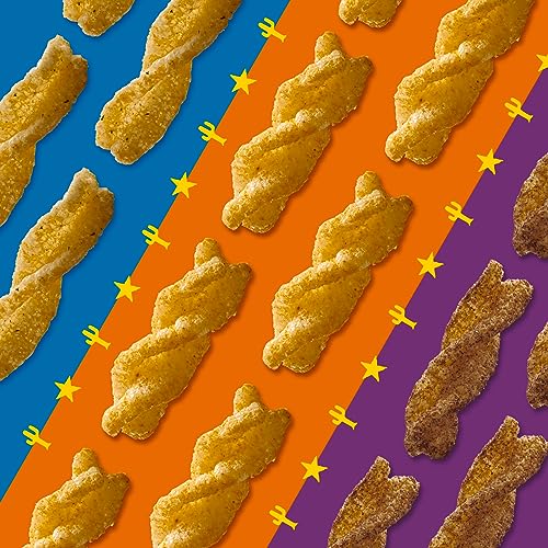 Old El Paso Fiesta Twists, Queso Cheese, Crispy Corn Snacks, 5.5 oz