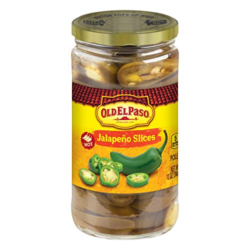 Old El Paso Pickled Hot Jalapeno Slices, 12-Ounce Pack Of 2