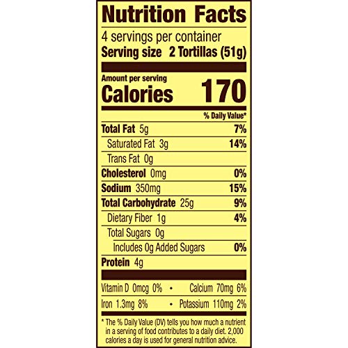 Old El Paso Soft Tortilla Bowl, Flour &Amp; Corn Blend, 7.2 Oz