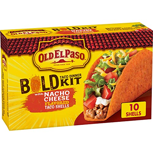 Old El Paso Stand N Stuff Bold Nacho Cheese Flavored Taco Dinne...