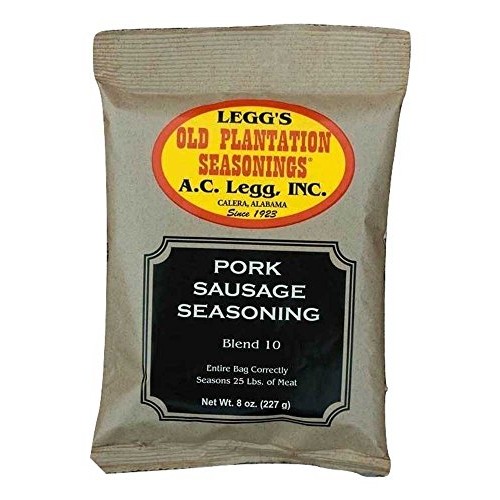 A.C. Legg Blend 10 Pork Sausage Seasoning - 8 Ounce