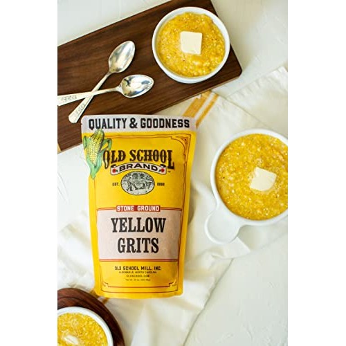 Authentic Old School Brand Stone Ground, Self-Rising, White Corn