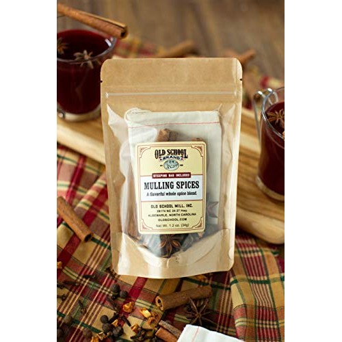Old School Brand Hand-Packed Mulling Spices - Great With Juice,