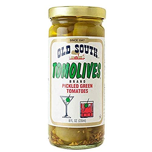 Old South Tomolives Pickled Green Tomato, 8 Oz Jar | Gluten Free