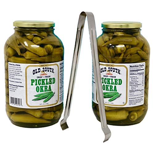 Old South Crisp Fresh Pickled Okra 2 X 64 Fl Oz Jars Bundled W