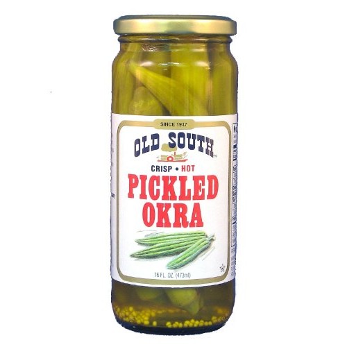 Old South Hot Pickled Okra 16 Oz Jar 2 Pack