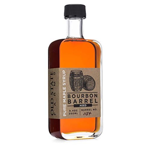 Bourbon Barrel Aged Pure Maple Syrup, 8.4Oz, 250Ml