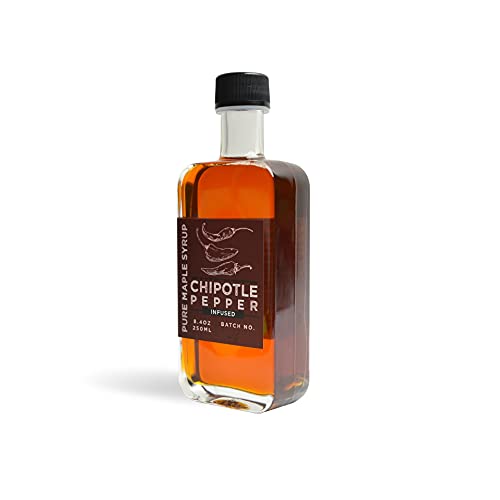 Chipotle Pepper Infused Pure Maple Syrup, 8.4Oz, 250Ml