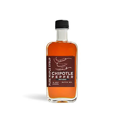 Chipotle Pepper Infused Pure Maple Syrup, 8.4Oz, 250Ml