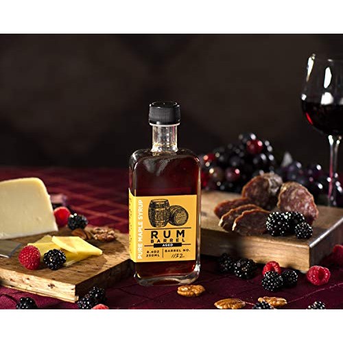 Old State Farms - Jamaican Rum Barrel Aged Pure Maple Syrup - 8.4Oz