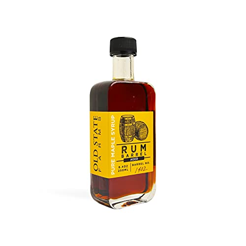 Old State Farms - Jamaican Rum Barrel Aged Pure Maple Syrup - 8.4Oz