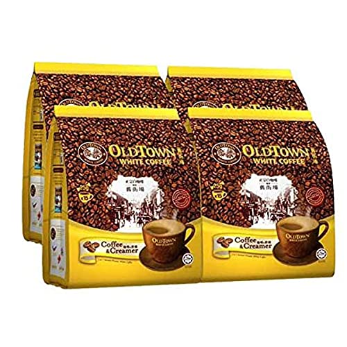 4 Pack Old Town White Coffee 2 In 1 Coffee And Creamer 60 Stic