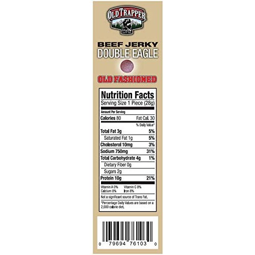 Old Trapper Old Fashioned Double Eagle Beef Jerky | Traditional