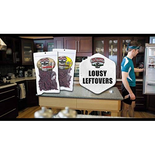 Old Trapper Beef Jerky 10Oz, Naturally Smoked,Teriyaki Flavor