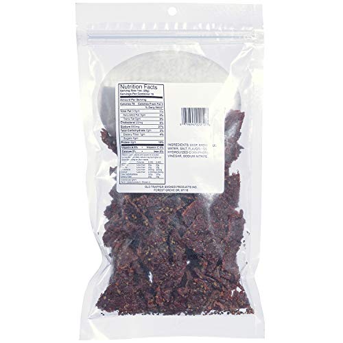 Old Trapper Naturally Smoked Beef Jerky 10Oz, Peppered