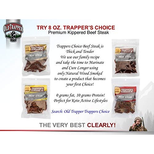 Old Trapper | Trapper’S Choice | Teriyaki Kippered Beef Steak | Old Trapper | Trapper’S Choice | Teriyaki Kippered Beef Steak |