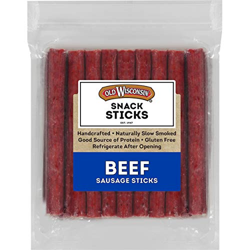Old Wisconsin Beef Sausage Snack Sticks, Naturally Smoked, Ready