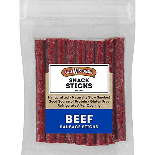 Old Wisconsin Beef Sausage Snack Sticks, Naturally Smoked, Ready