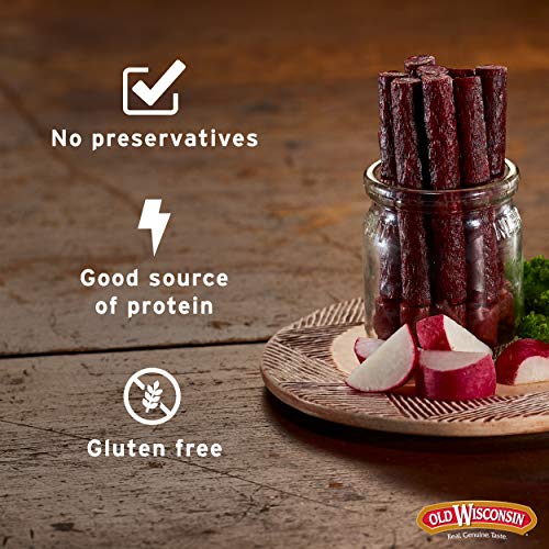 Old Wisconsin Honey Turkey Sausage Snack Sticks, Naturally Smoke