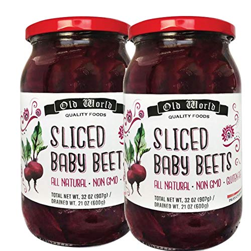 Old World Sliced Baby Beets 2 Jar Bundle 32Oz Each
