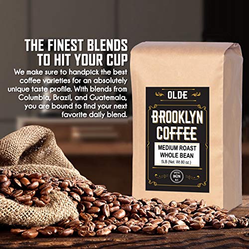 5 Lb Coffee Beans - Whole Bean Coffee Medium Roast - Gourmet Cof