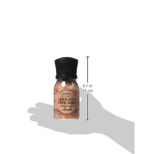 Olde Thompson Himalayan Pink Salt Grinder, Course Ground, 10 oz Olde Thompson Himalayan Pink Salt Grinder, Course Ground, 10 oz